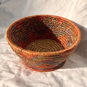 woven coil basket